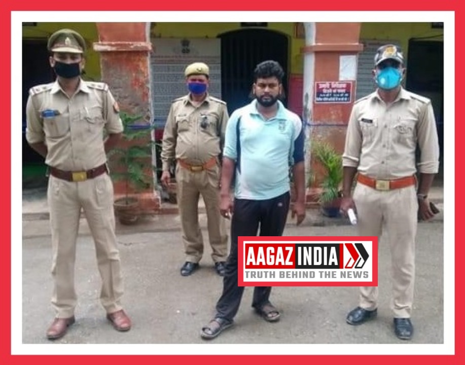 वाराणसी : संगीन धाराओं में वांछित अभियुक्त को रामनगर पुलिस ने किया गिरफ्तार, varanasi news in hindi, वाराणसी न्यूज़