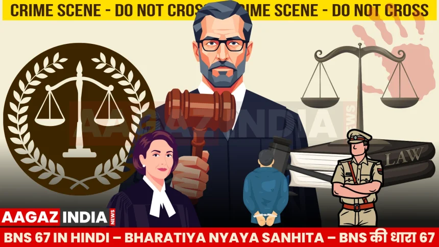 Bharatiya Nyaya Sanhita Section 67 legal explanation